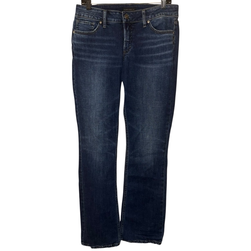 Silver Jeans Suki Mid Rise Slim Bootcut Jeans women’s sz 31 L93616SDK424